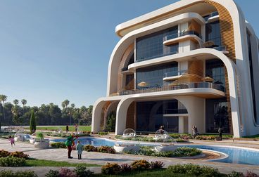 شقة بحديقة 216 متر² للبيع فى TALAH - طله-العاصمة الإدارية الجديدة